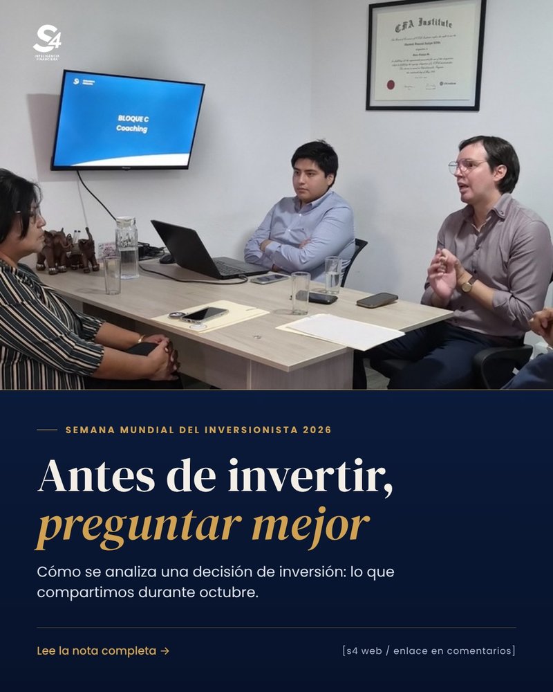 S4 en la Semana Mundial del Inversionista 2026